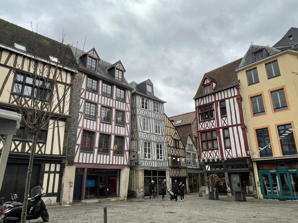 Le 1731, Rouen Coeur D'Histoire, Superbe Duplexアパートメント エクステリア 写真