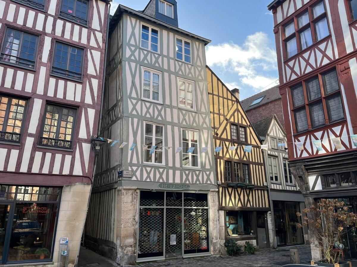 Le 1731, Rouen Coeur D'Histoire, Superbe Duplexアパートメント エクステリア 写真