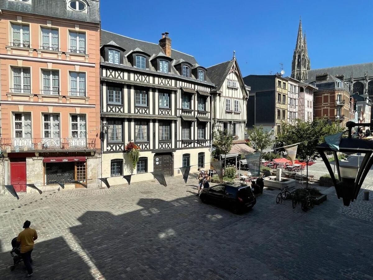 Le 1731, Rouen Coeur D'Histoire, Superbe Duplexアパートメント エクステリア 写真